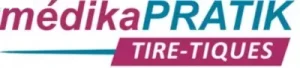 logo de MedikaPratik pour des tires tiques, paramédical, matériel de pharmacie