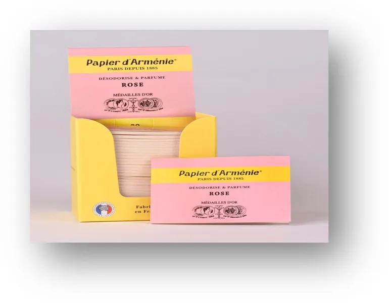 Papier d'Arménie naturel pour une ambiance agréable et saine. Un produit de tradition fourni par Multipharm.